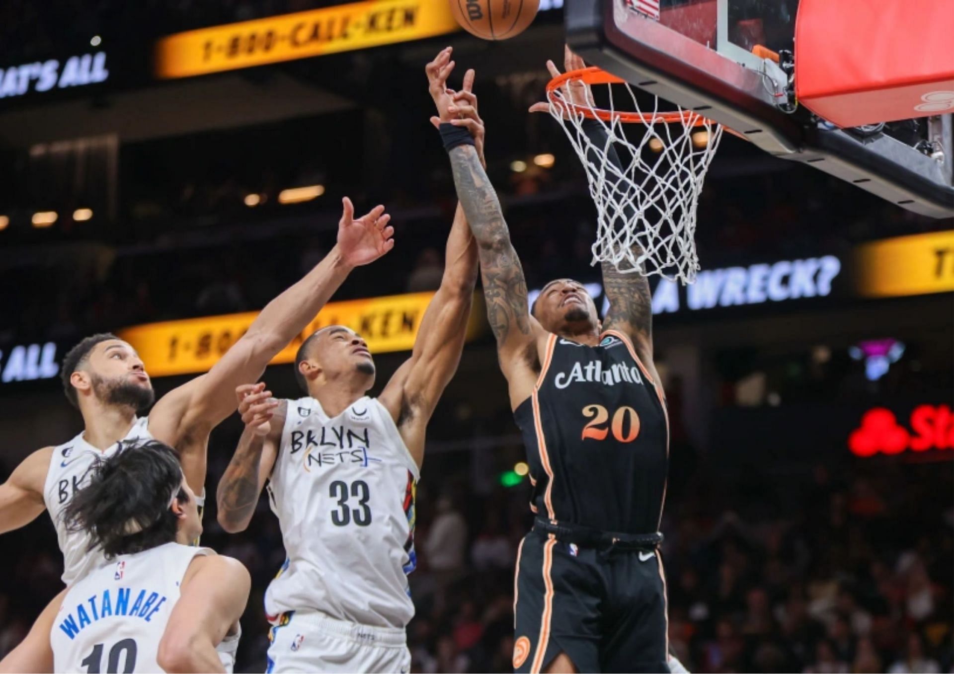 The Brooklyn Nets are reportedly considering a trade for Atlanta Hawks forward John Collins.