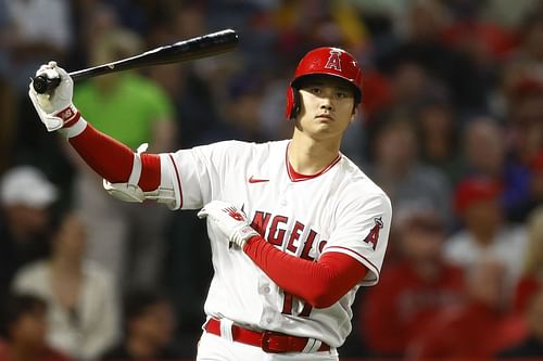 Shohei Ohtani of the Los Angeles Angels at Angel Stadium of Anaheim