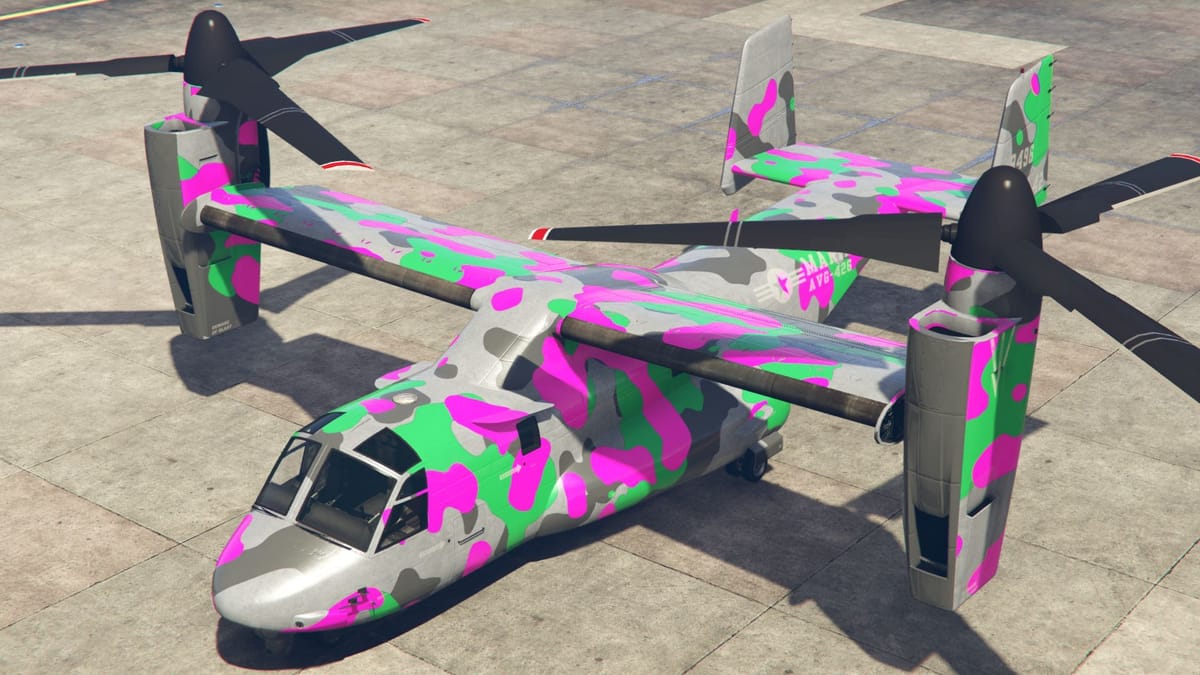 How to unlock Pink & Green Camo livery for Avenger in GTA Online this week (June 1 June 7)