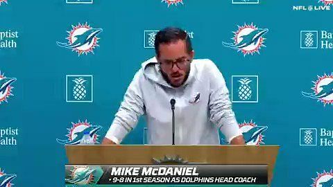 Dolphins HC Mike McDaniel was apparently vaping during loss to Bills