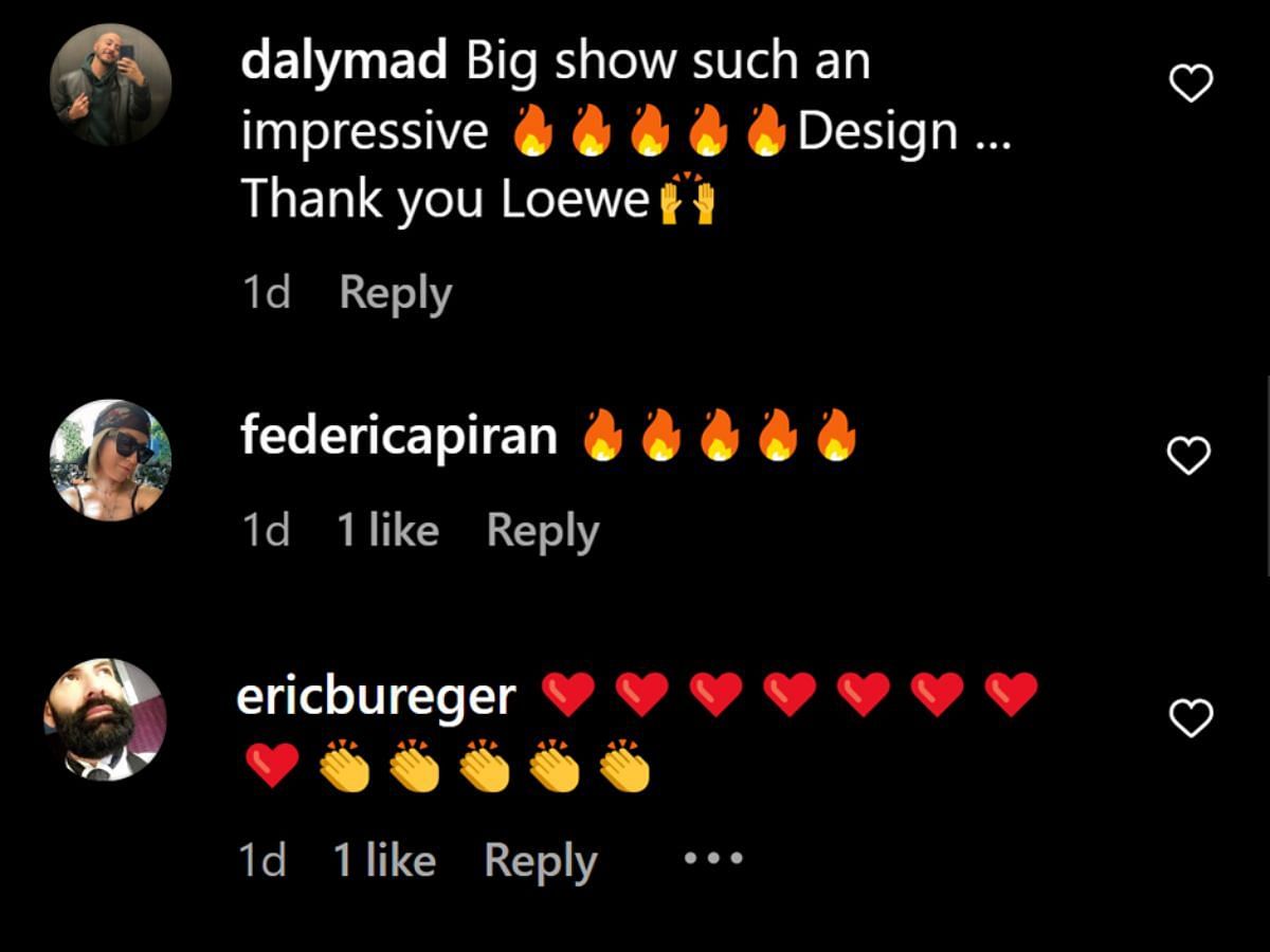 Appreciating comments from fans (Image via Instagram)