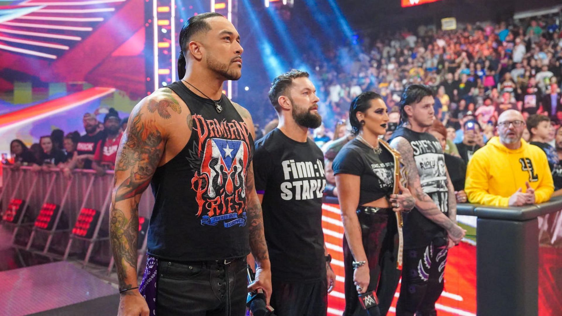 The Judgment Day during a segment. Image Credits: wwe.com