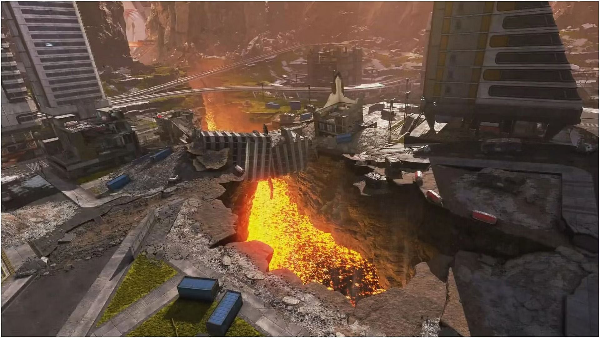 Fragments POI in Apex Legends World&#039;s Edge. (Image via Respawn Entertainment)