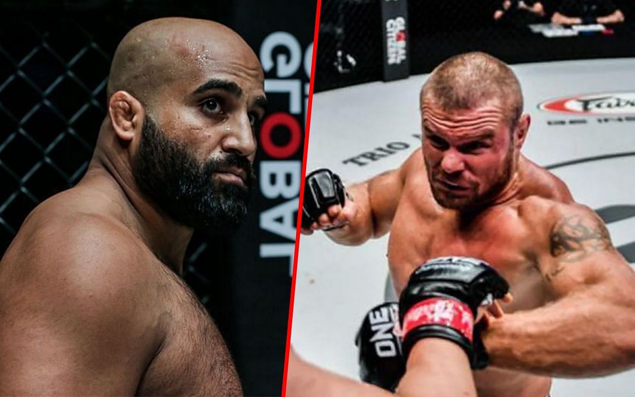 Arjan Bhullar (L) and Anatoly Malykhin (R) | Photo credit: ONE Championship