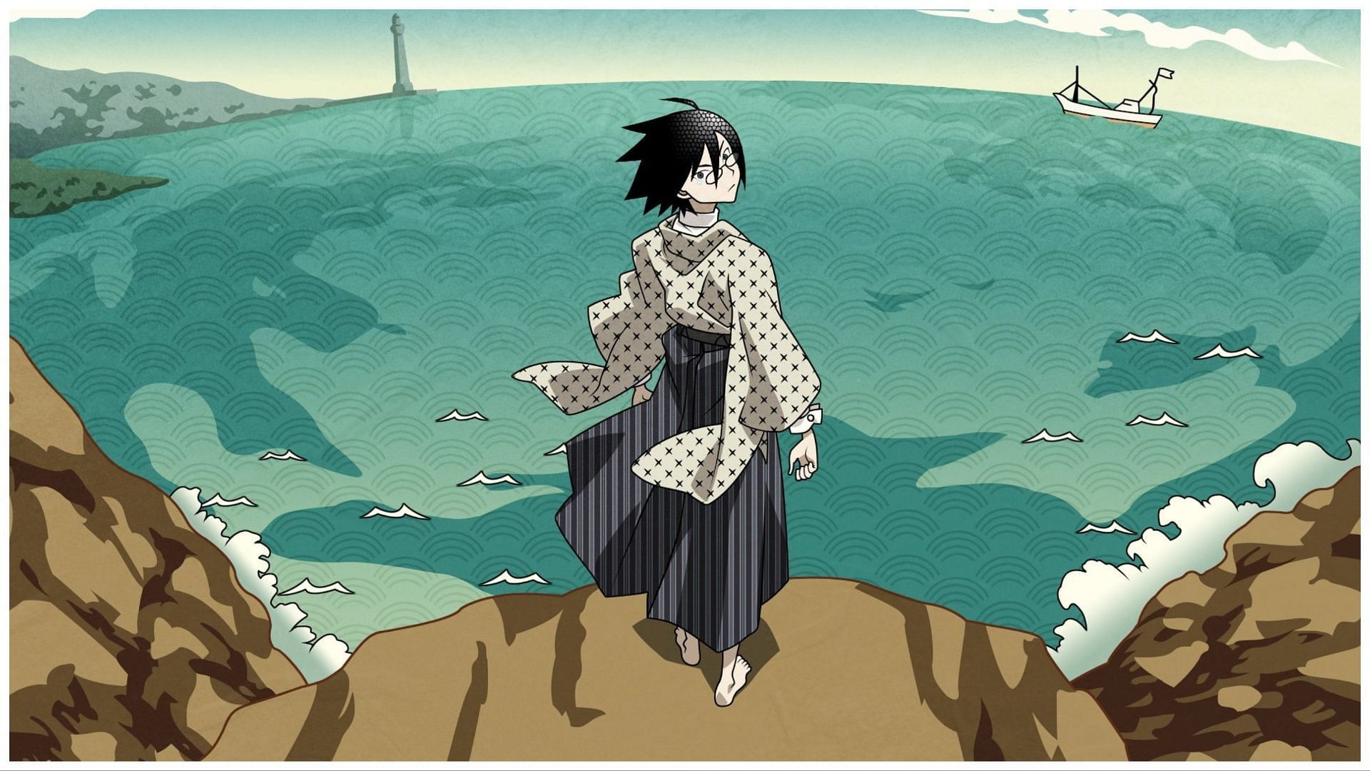 Wallpaper Sayonara Zetsubou Sensei Anime female