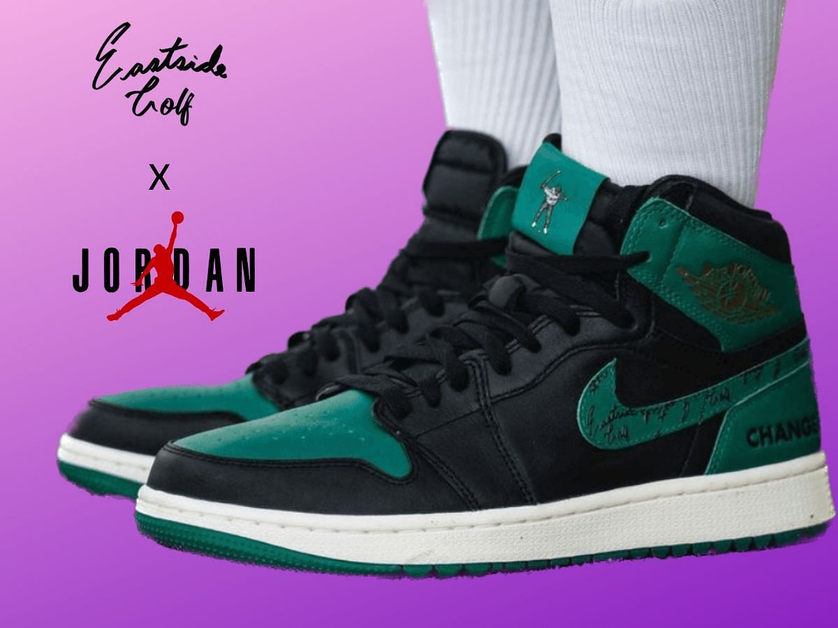 Eastside Golf x Air Jordan 1 High Golf shoes (Image via Sportskeeda)