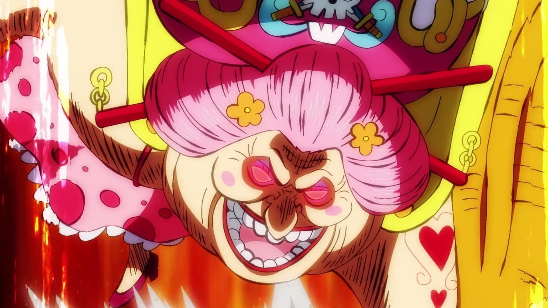 Big Mom may return in a violent and vengeful fashion with Law vs. Blackbeard being the perfect opportunity (Image via Toei Animation)