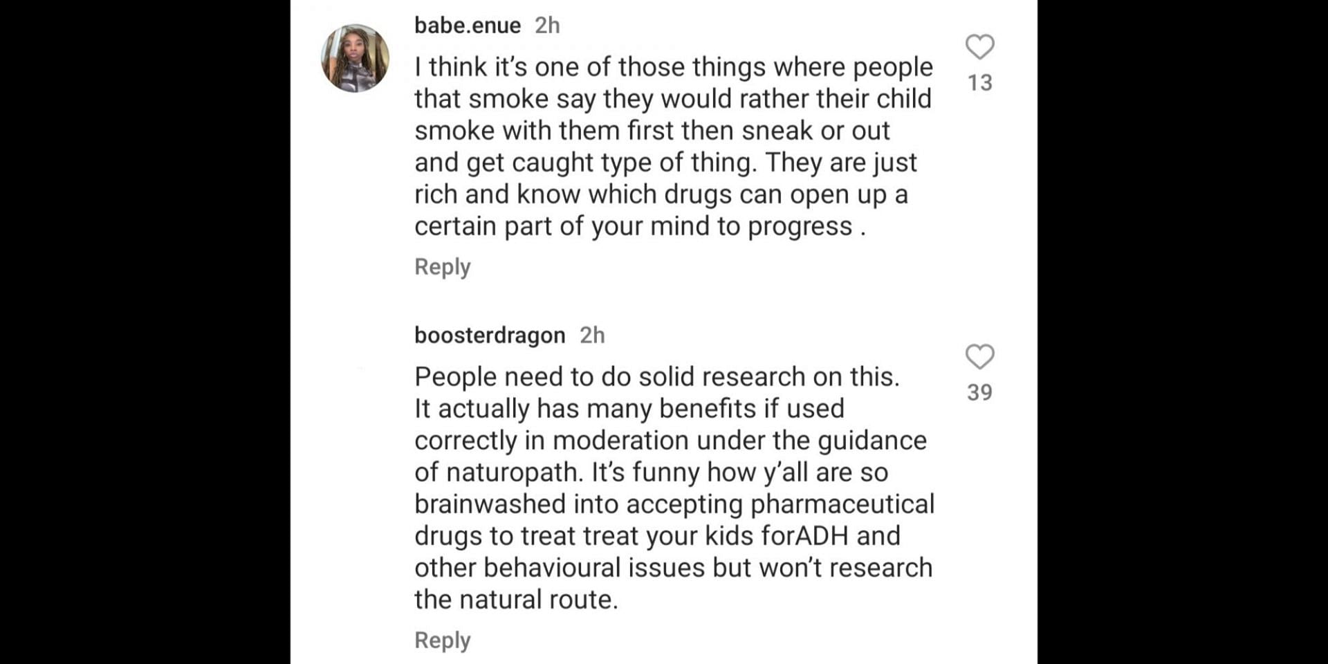 Many reasoned that psychedelics are beneficial. (Image via Instagram/@theneighborhoodtalks)