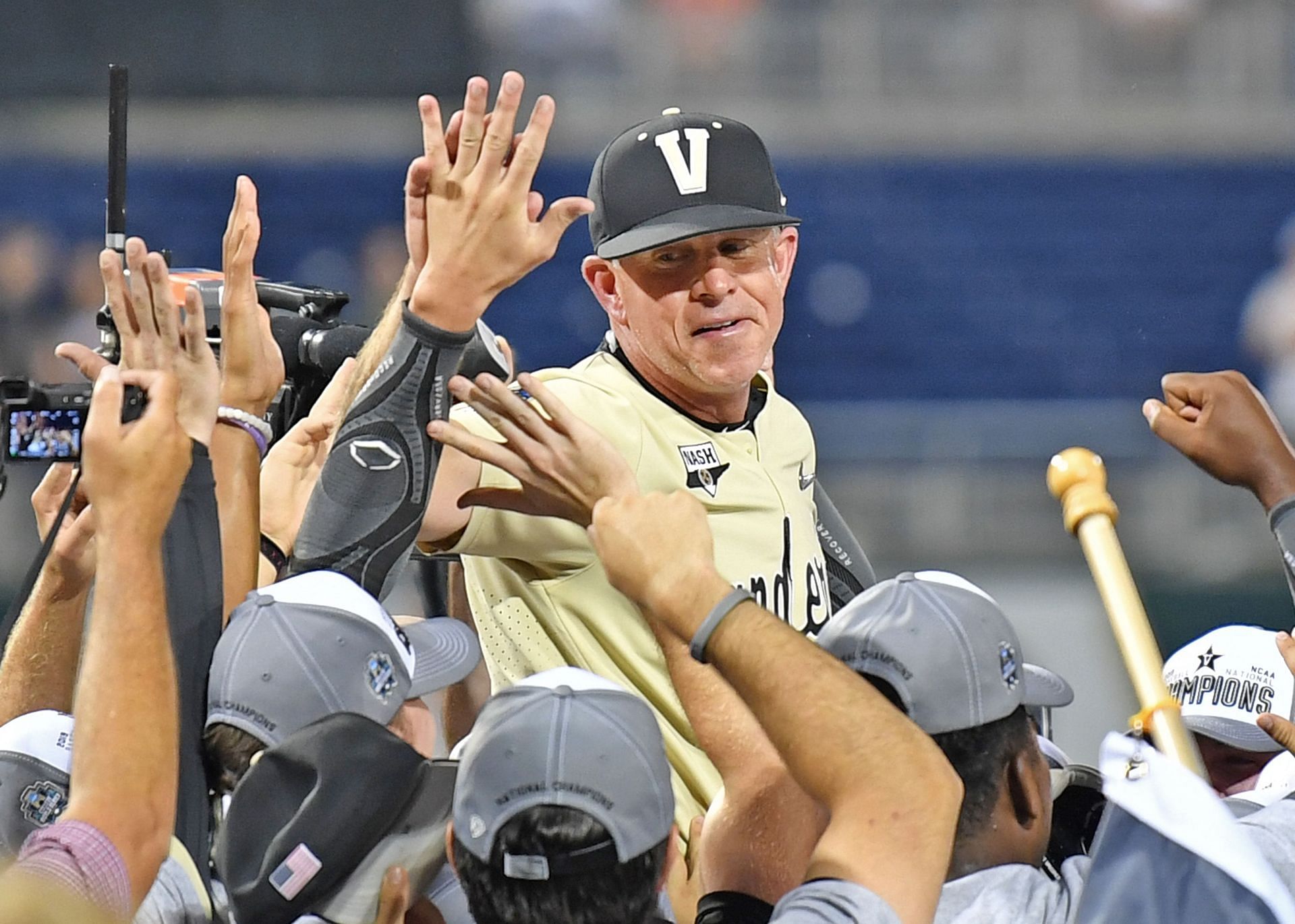 College World Series - Michigan v Vanderbilt - Game Three