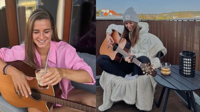 French Open runner-up Karolina Muchova dons new role as singer, covers Maroon 5's "Sunday Morning"
