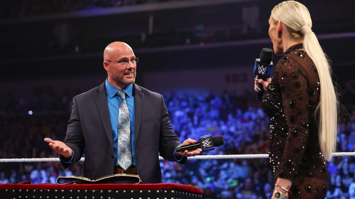 Even WWE official Adam Pearce was surprised with Charlotte Flair