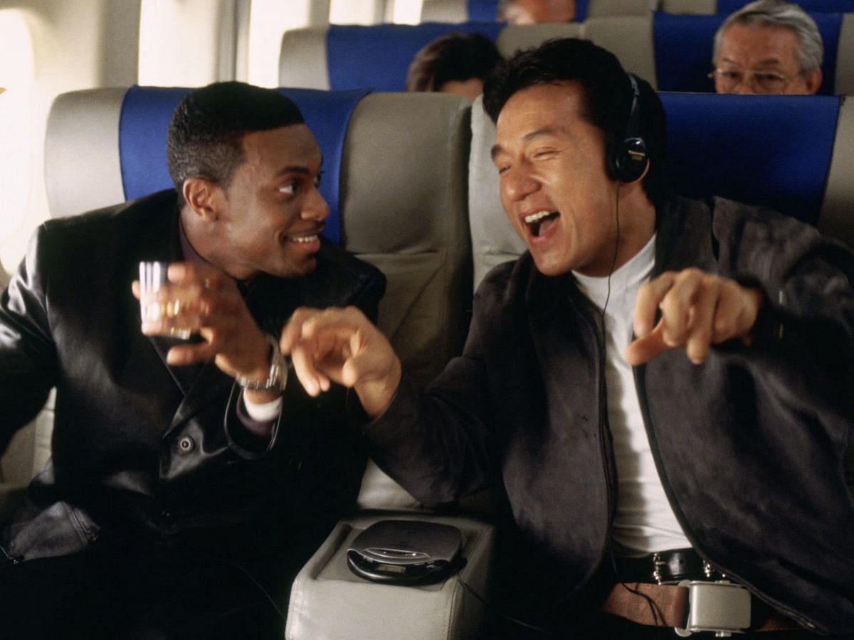 Jackie Chan and Chris Tucker in Rush Hour (Image via IMDb)