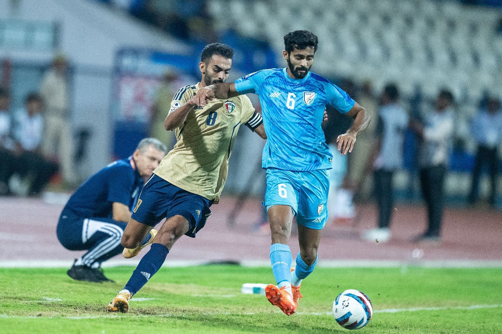 Akash Mishra has been rock solid as the left back of this side (Image courtesy: AIFF Media)