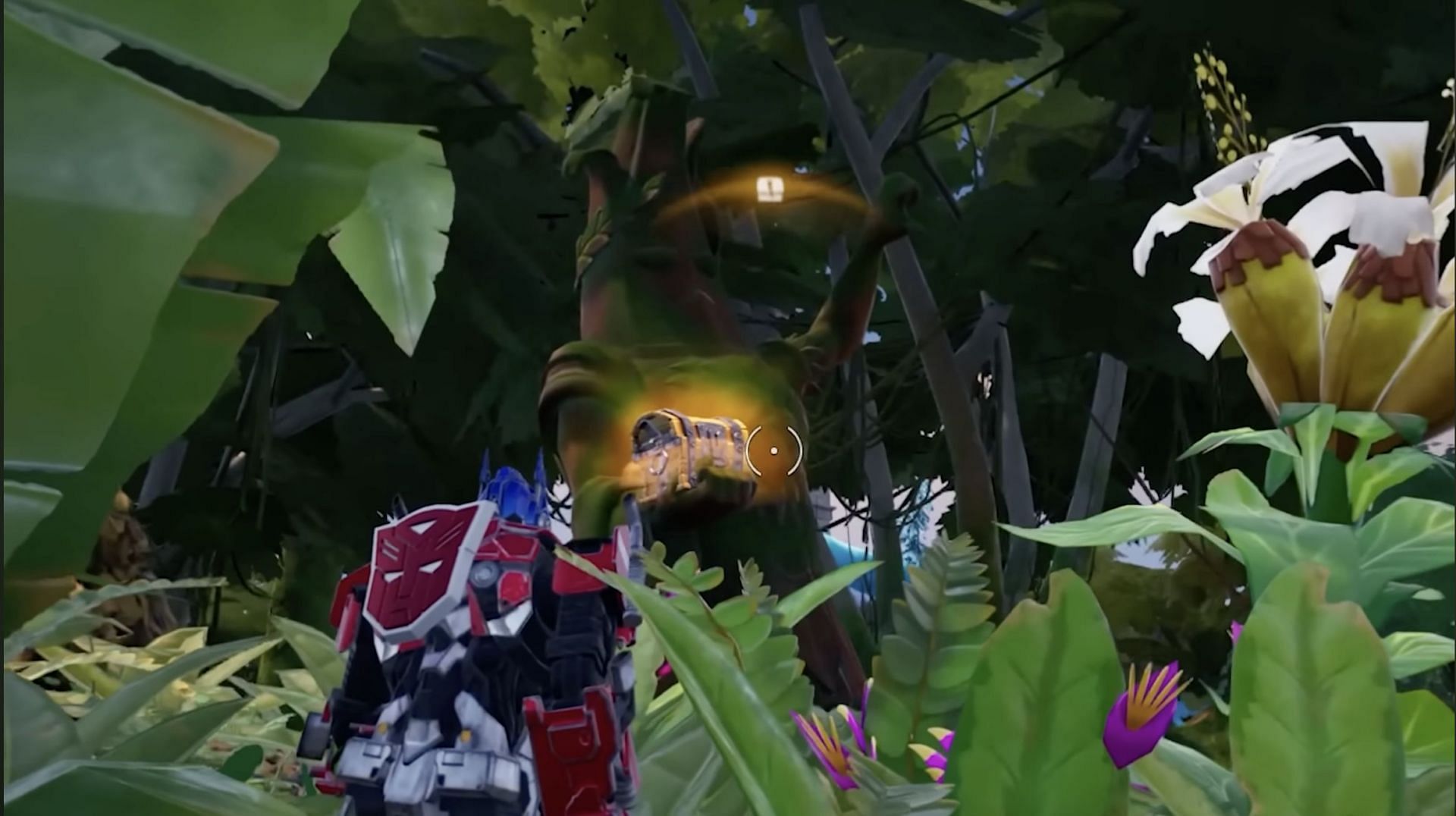 A shrine to Peely on the new map (Image via CommunicGaming on YouTube)