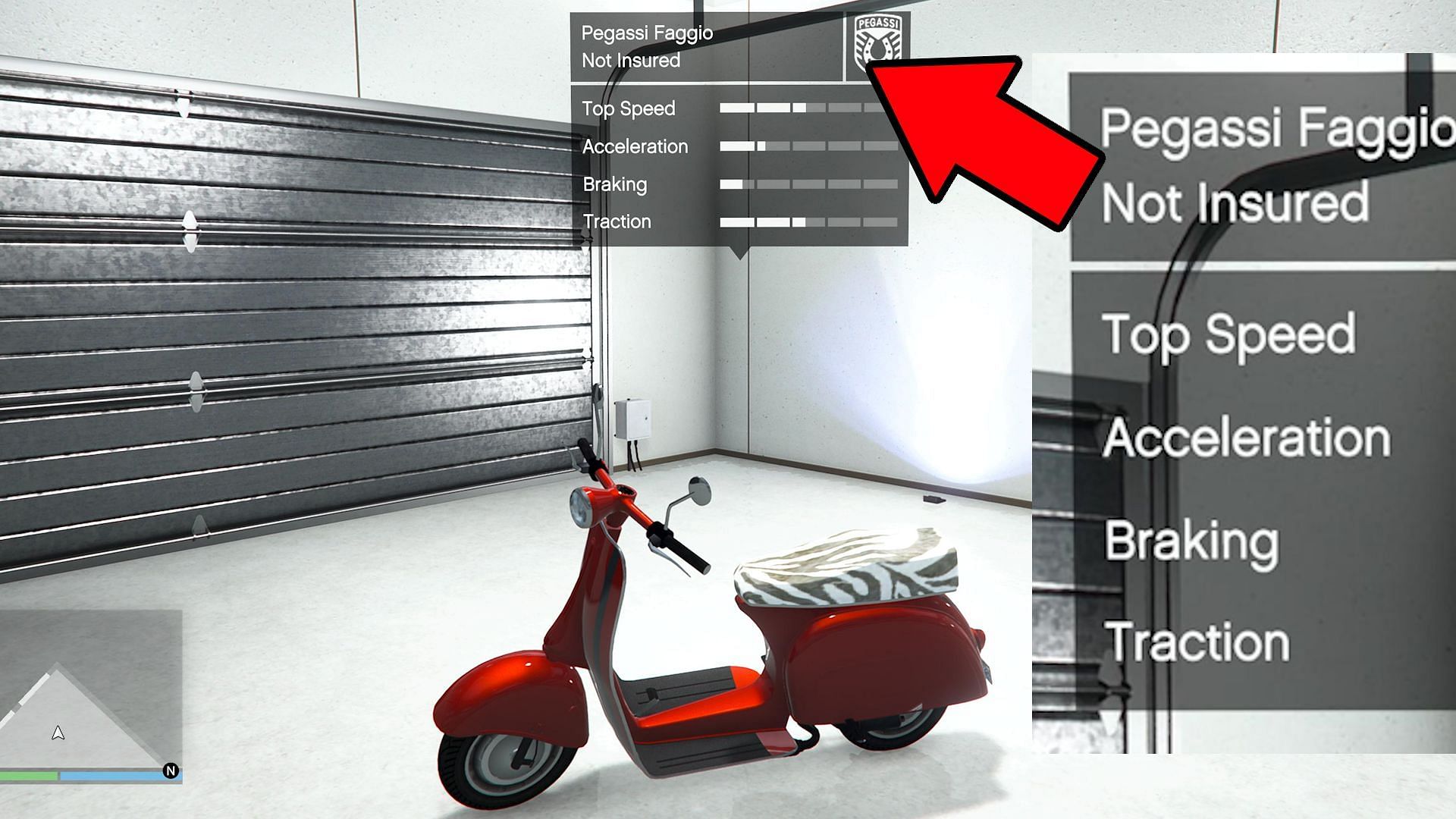 This bike once had insurance (Image via Rockstar Games)