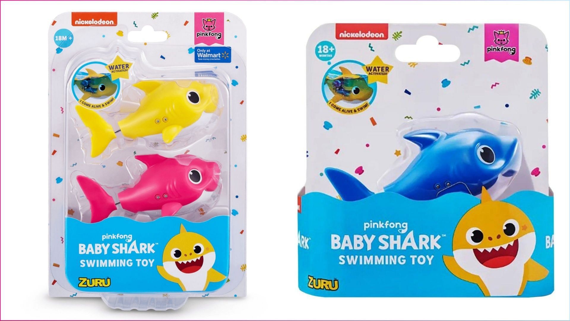 The recalled Mini Baby Shark bath toys (Image via CPSC)