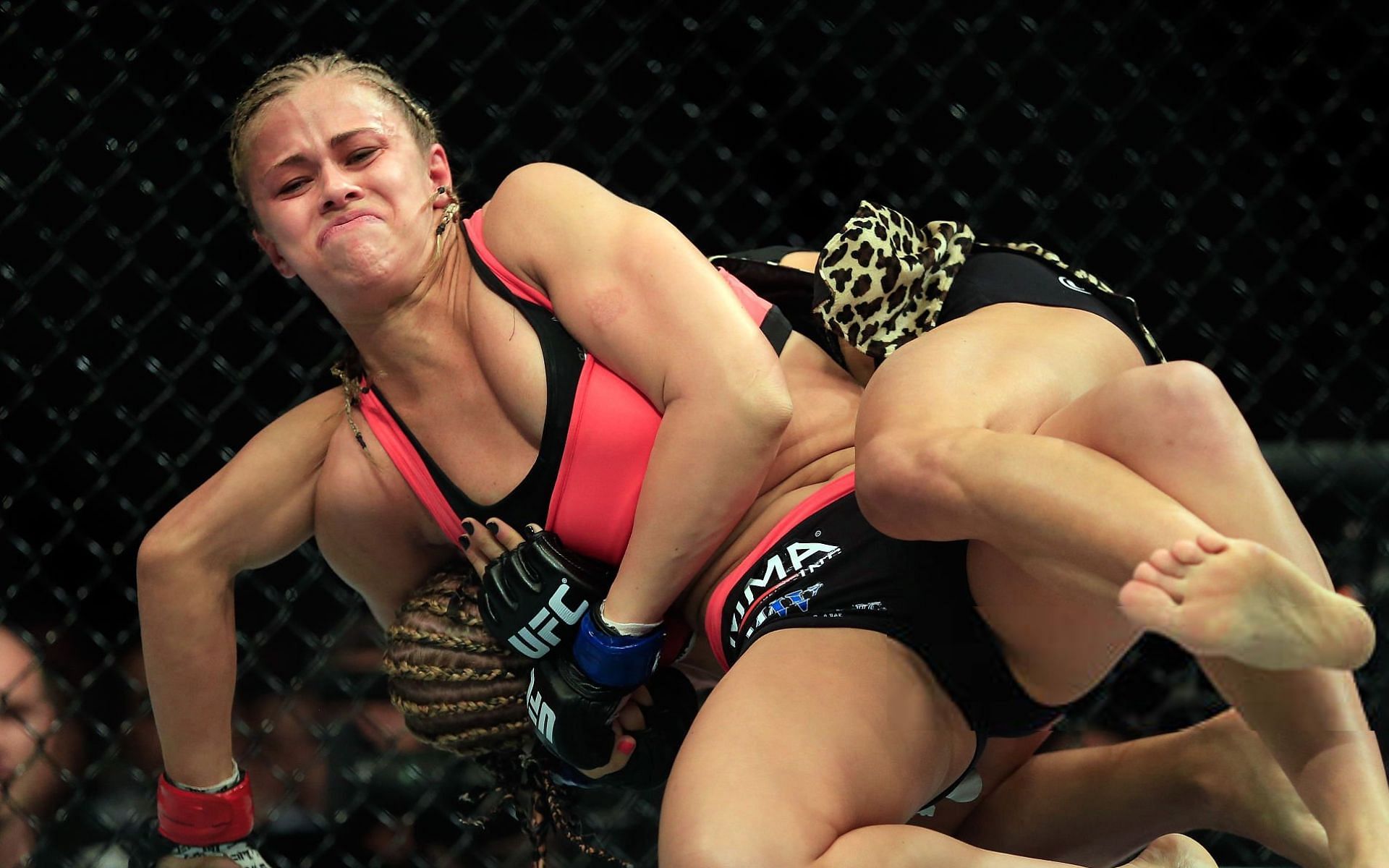 When Paige VanZant almost had a wardrobe malfunction during a UFC fight