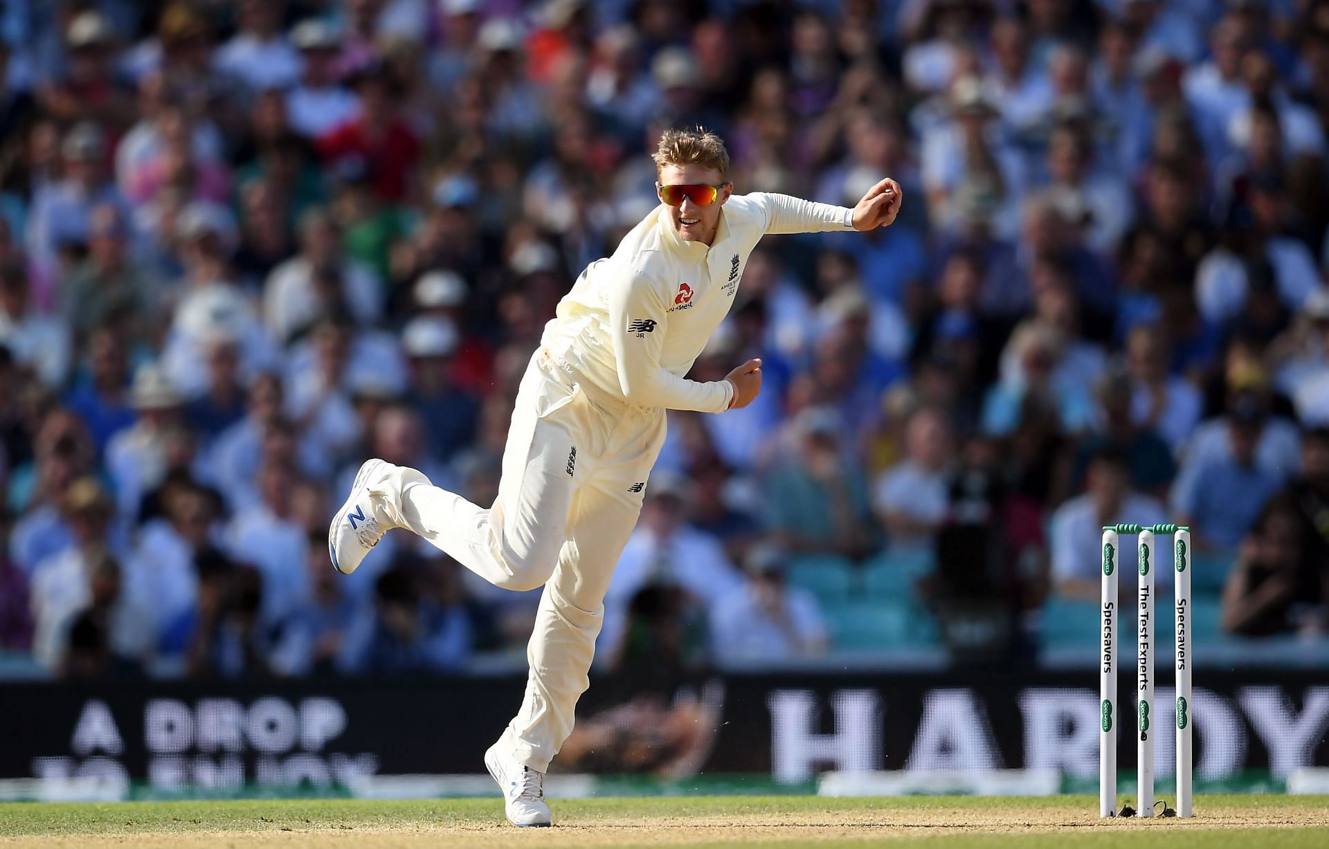 Joe Root during the fifth Ashes Test in 2019.