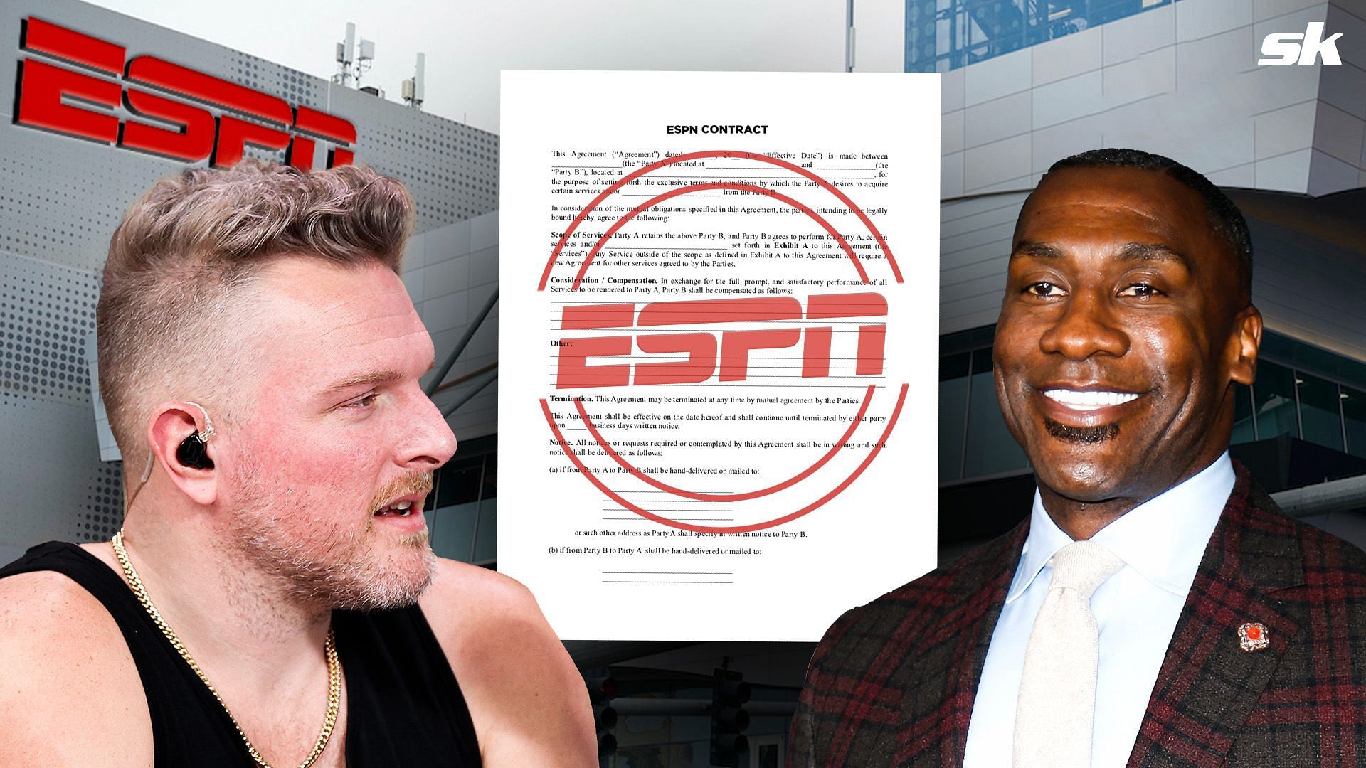 Pat McAfee wants Shannon Sharpe to join ESPN