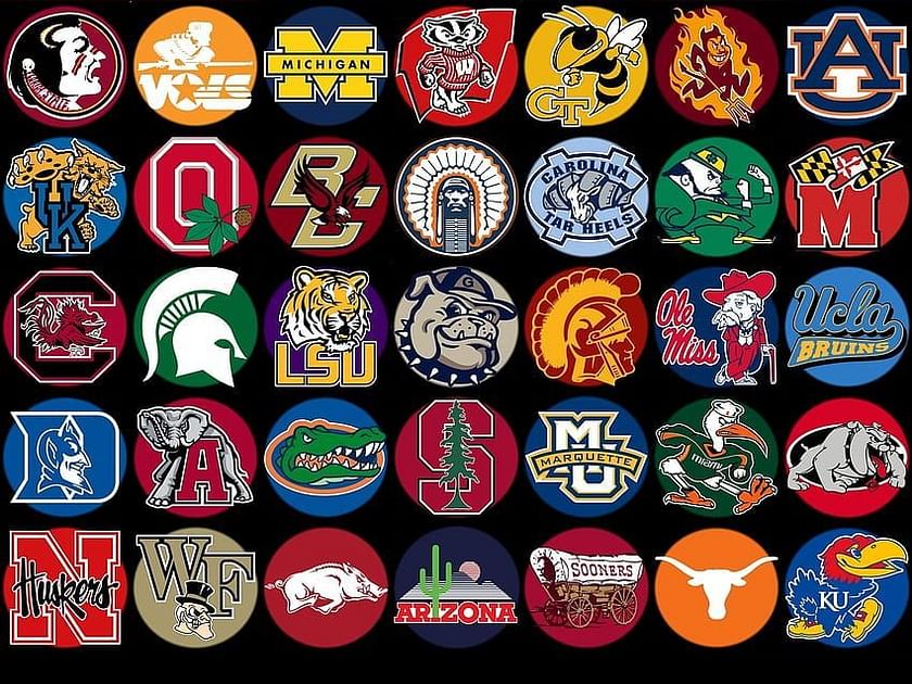 all college football team logos