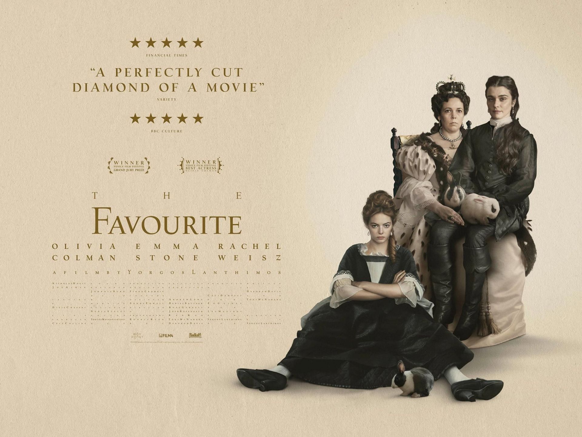 The Favourite (Image via Fox Searchlight)