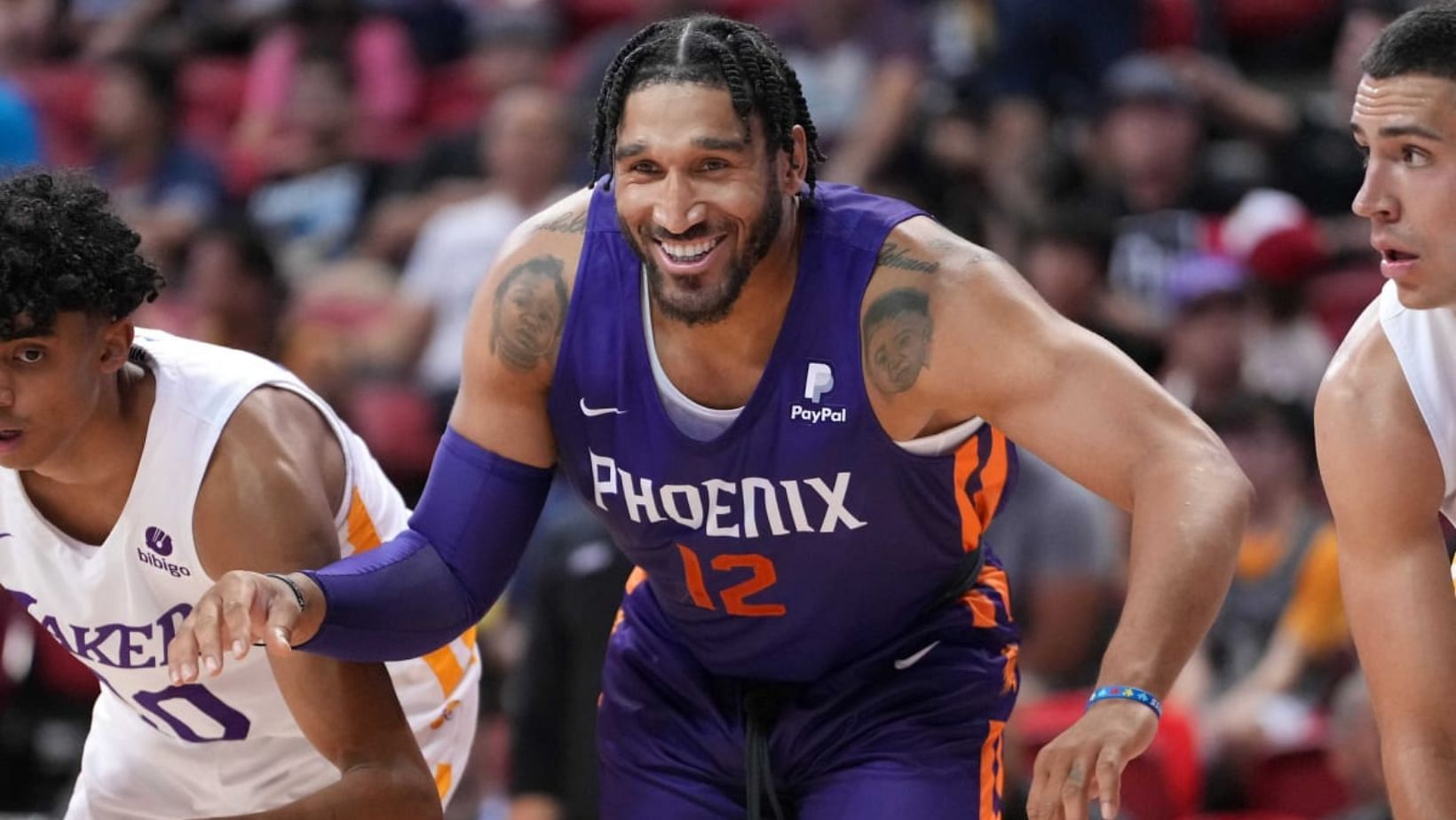 Phoenix Suns' Ish Wainright poses for a photo during an NBA