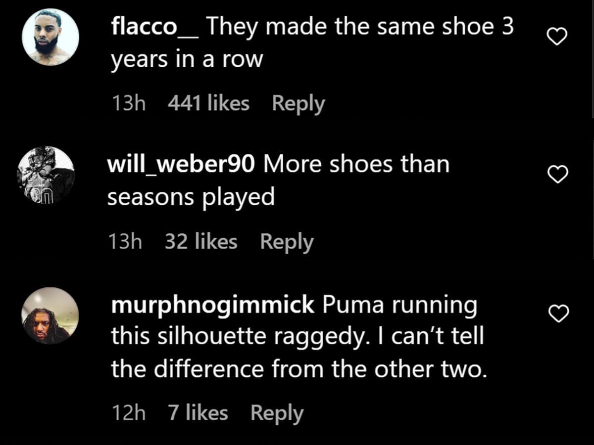 Netizens criticizing NB.03 sneakers (Image via Instagram)