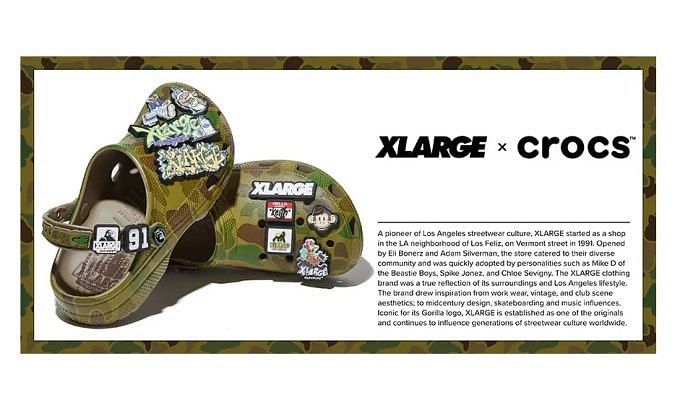 xlarge: XLarge x Crocs Classic Clogs: Where to get, release date