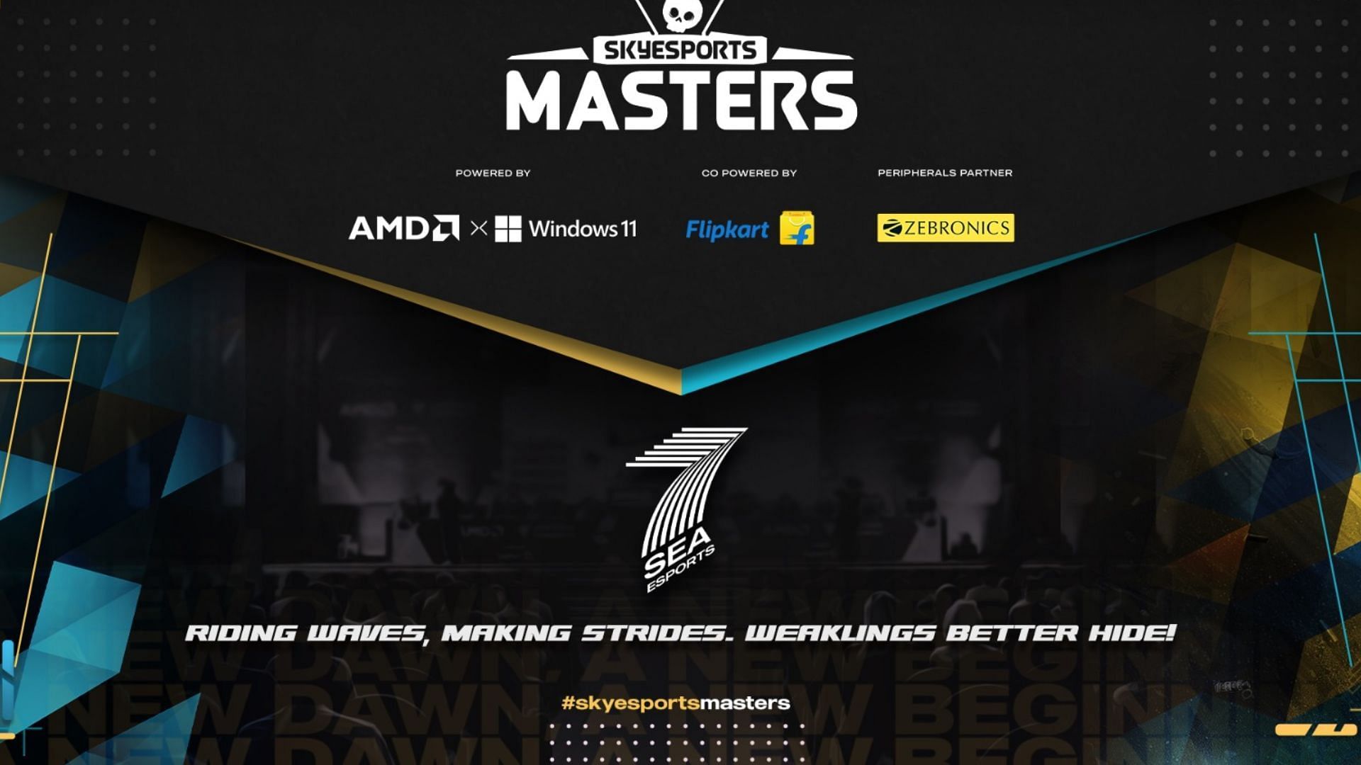 7Sea Esports announced their roster ahead of Skyesports Masters 2023 (Image via Skyesports and 7Sea Esports)