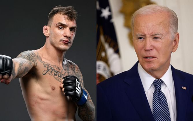 Renato Moicano hilariously takes jab at Joe Biden after being banned to comment on YouTube