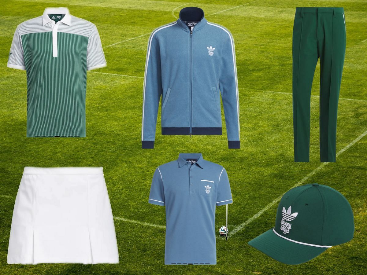 Take a look at some items offered under the upcoming golf capsule collection (Image via Sportskeeda)
