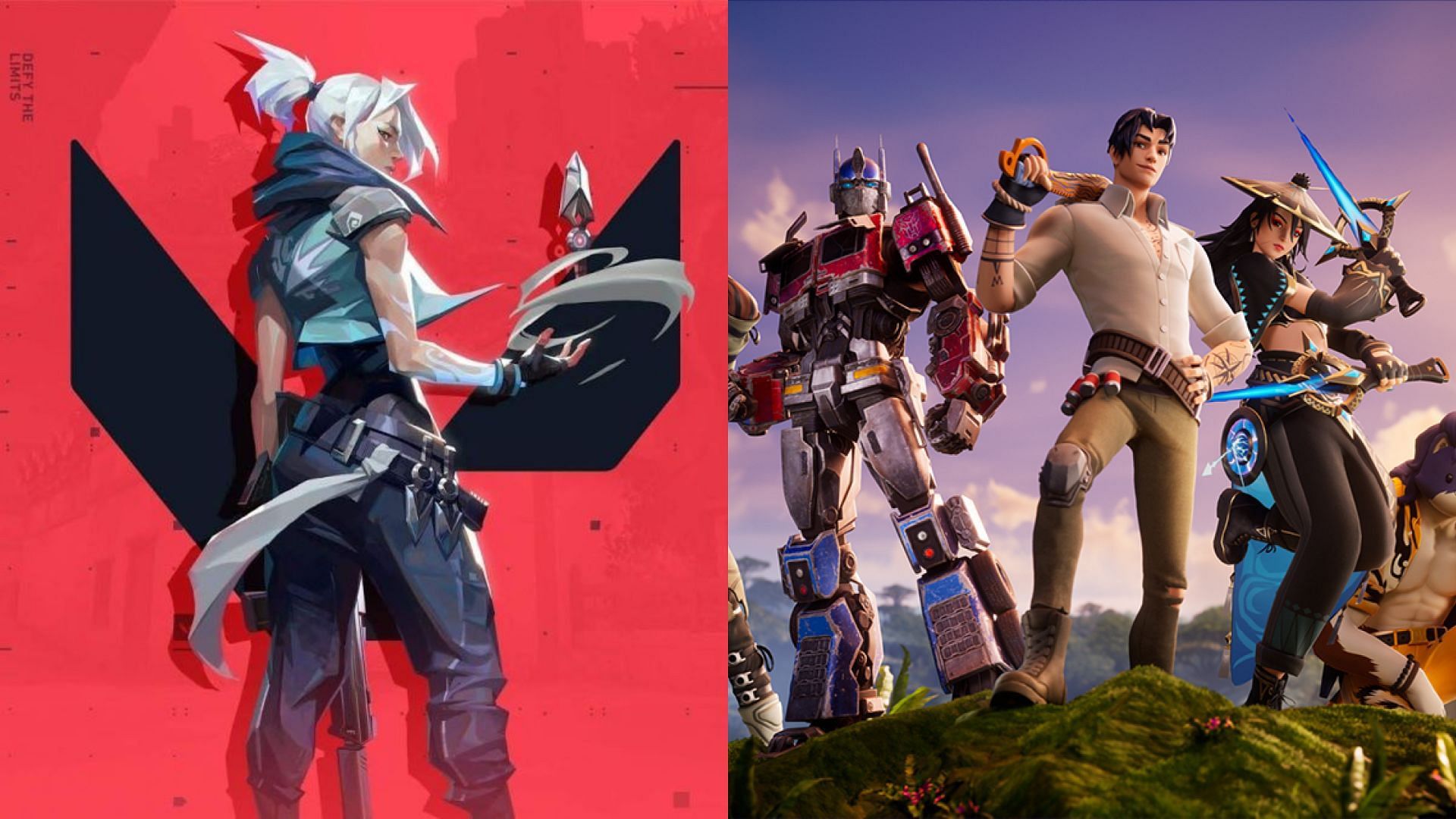 Is a Fortnite x Valorant crossover happening? (Image via Epic Games/Riot Games)