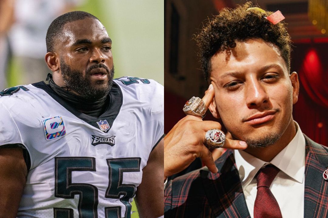 Eagles Star Says Chiefs Offensive Line 'Was Blessed' By Slippery