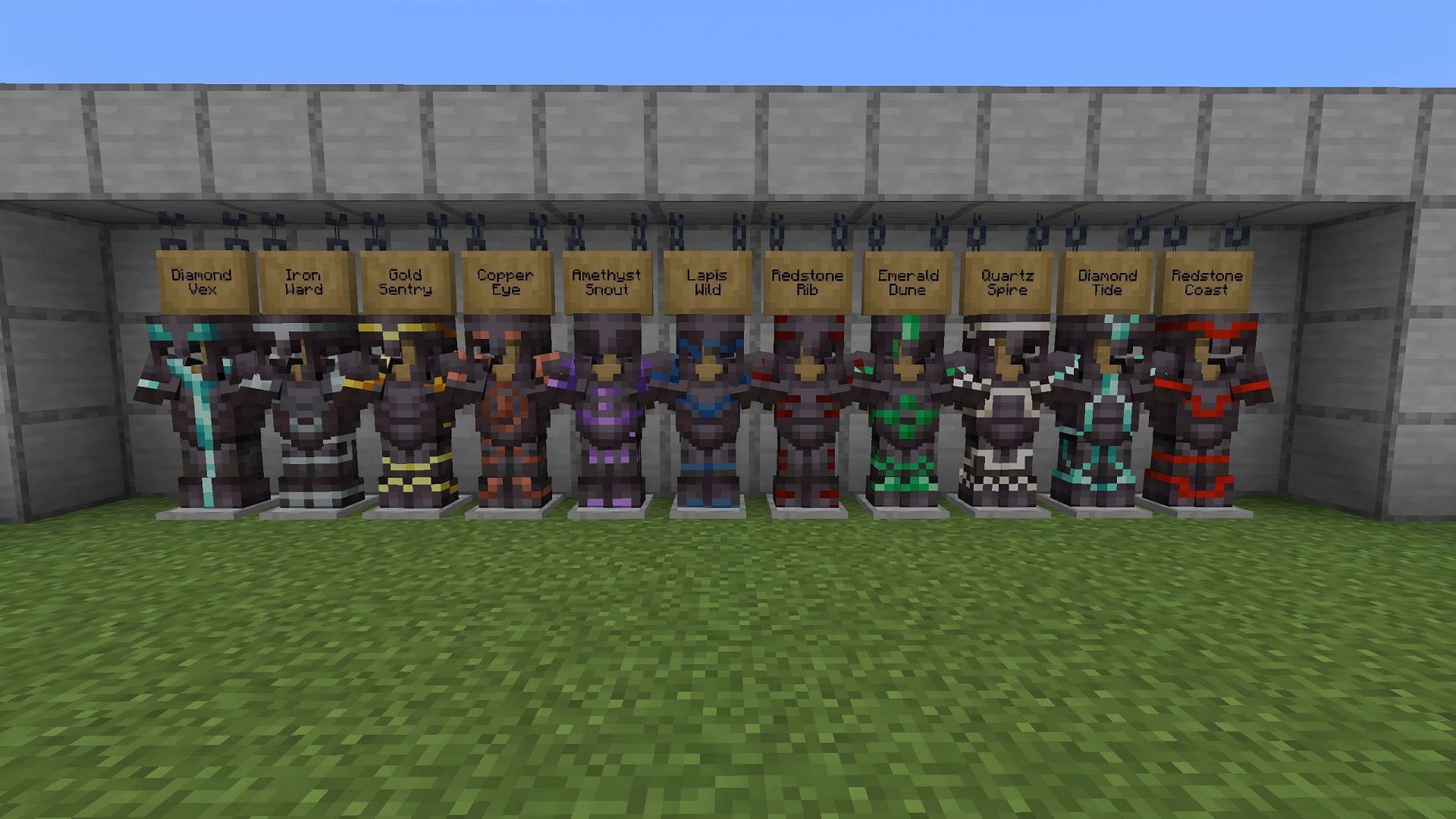Armor trims are a fantastic addition to Minecraft (Image via Twitter)