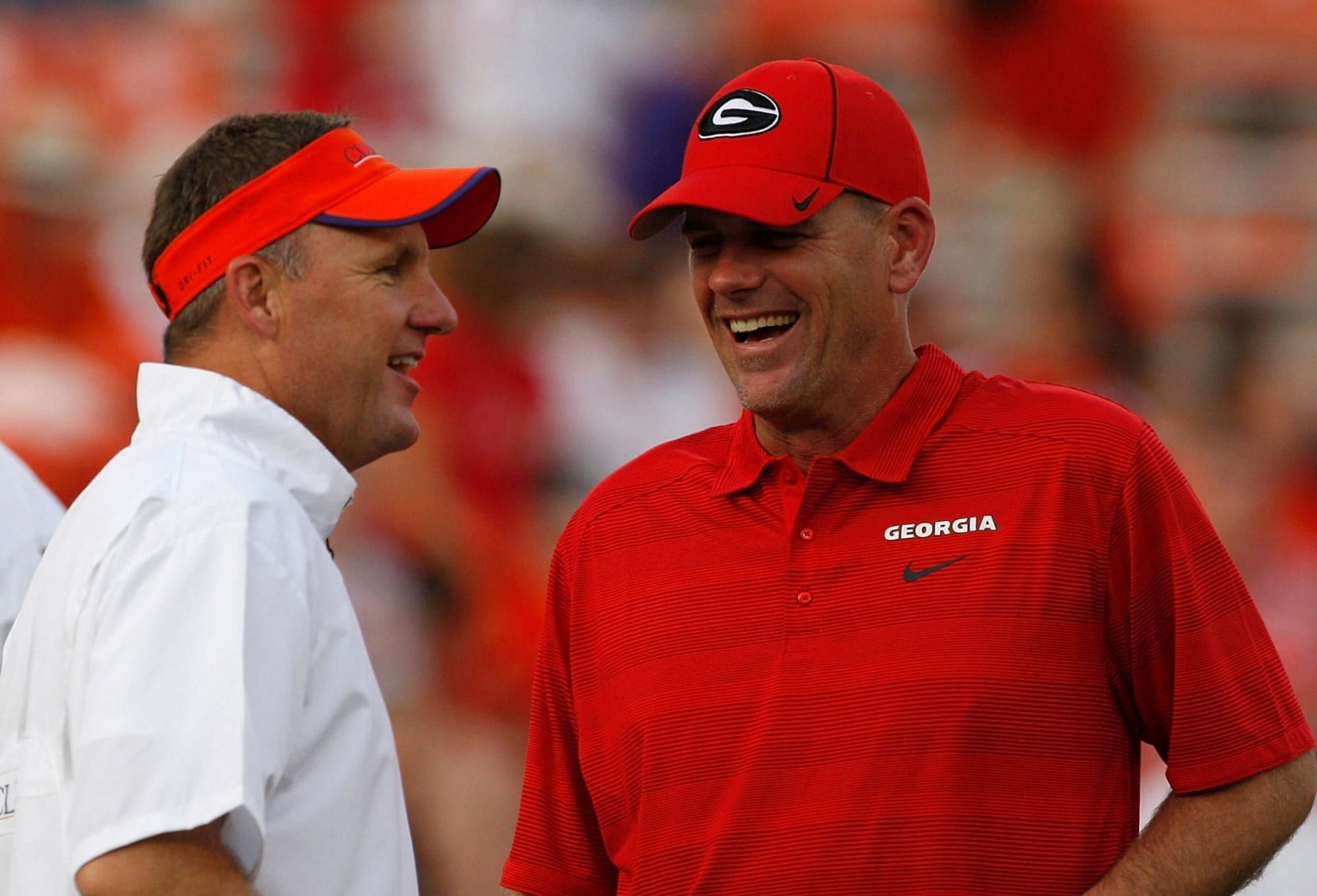 Kirby Smart and Mike Bobo at Georgia