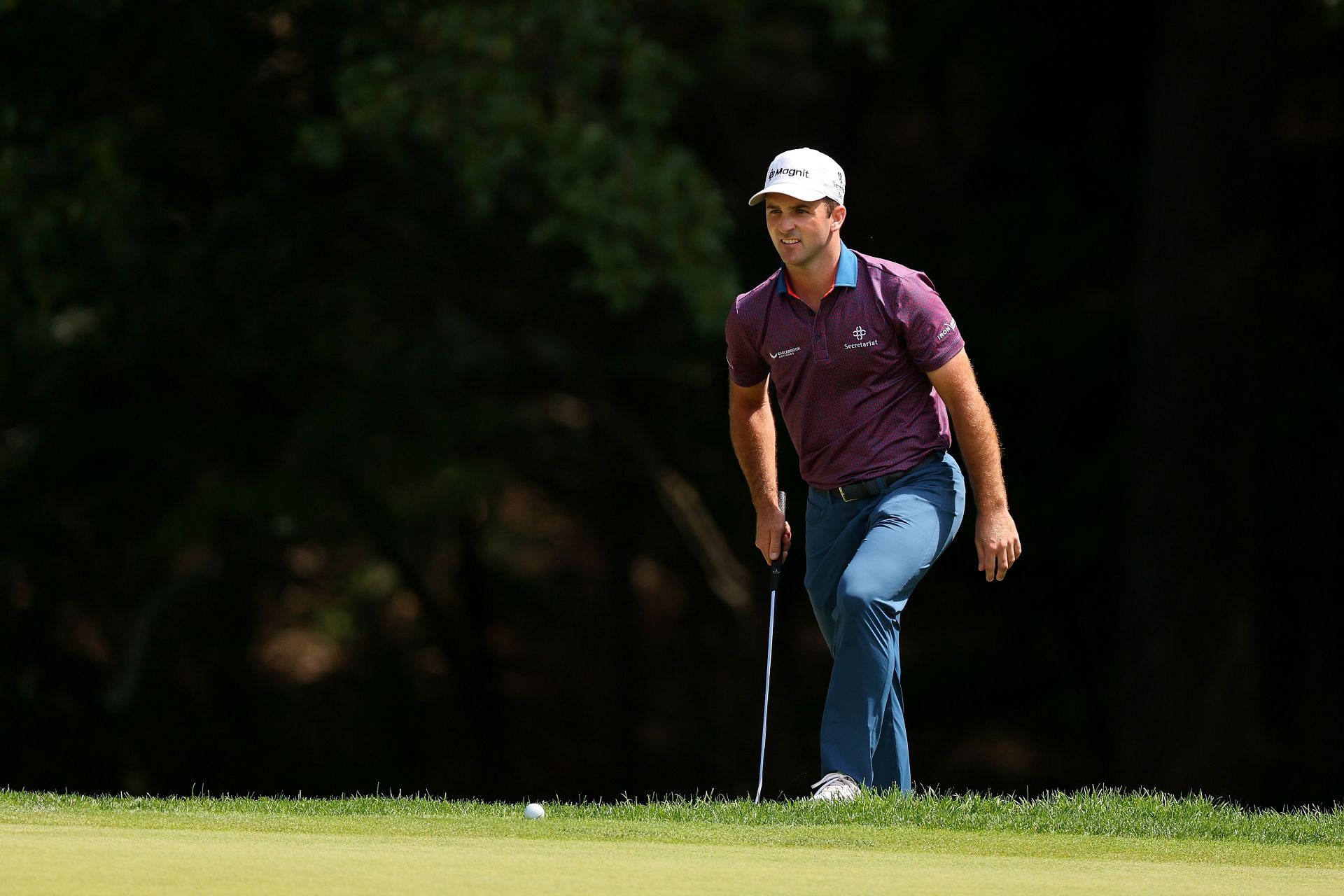 Denny McCarthy during the Travelers Championship, Round One