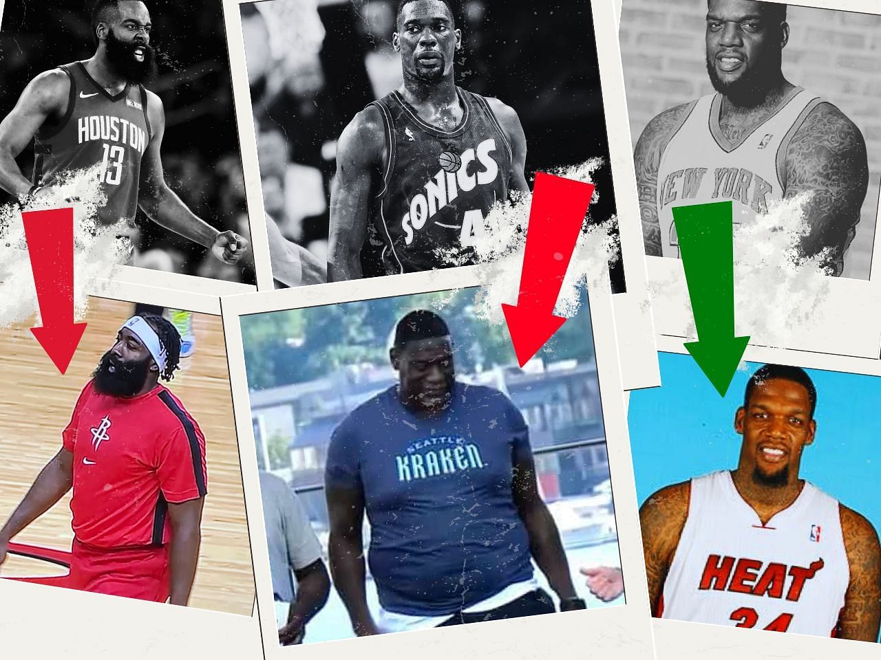Some NBA players never reached their full potential or have been slowed down by weight issues.