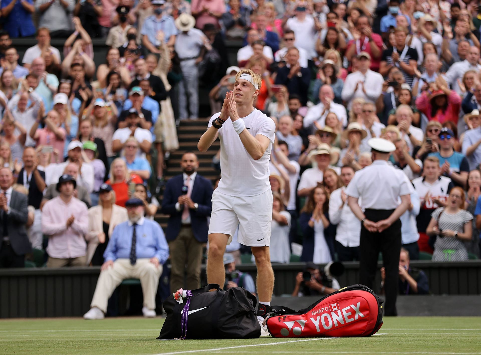 Novak Djokovic halted Denis Shapovalov&#039;s campaign in the 2021 Wimbledon semifinals