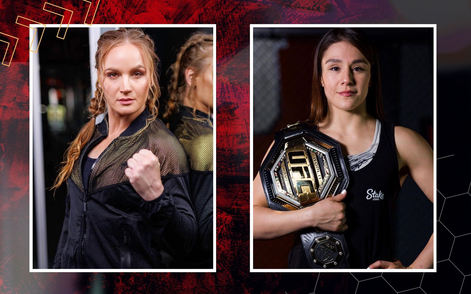 Valentina Shevchenko-Alexa Grasso rematch [Image credits: @alexa_grasso and @bulletvalentina on Instagram]