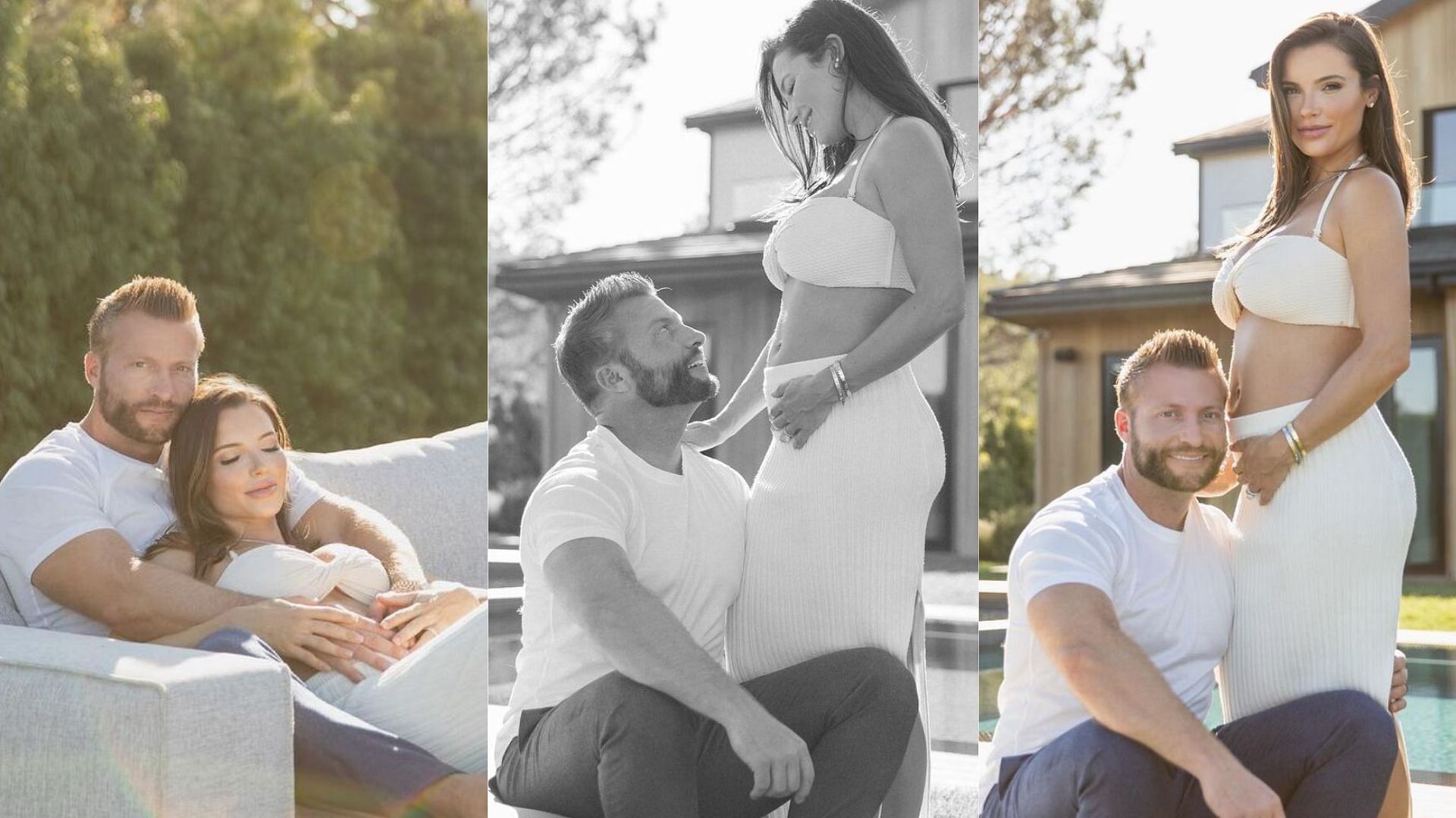 Sean McVay and Veronika Khomyn are expecting their first baby soon. (Image via Veronika Khomyn on Instagram)