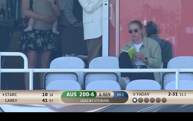(Watch) Mitchell Starc's wife Alyssa Healy spotted at the stands during WTC final