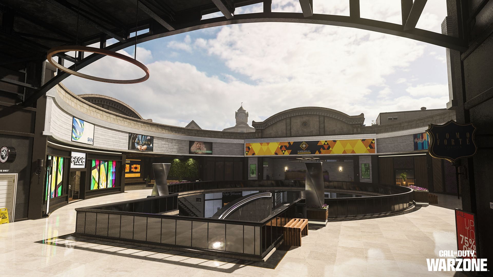 Mall location in Warzone 2&#039;s Vondel (Image via Activision)