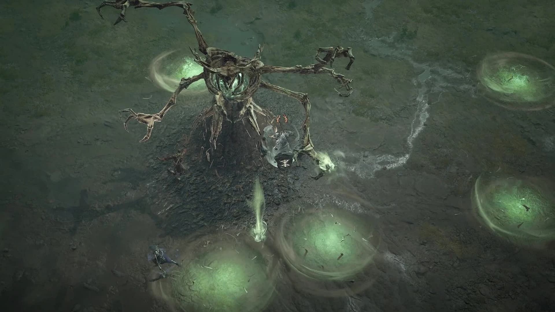 The Wandering Death is one of the few world bosses in Diablo 4 (Image via Blizzard)