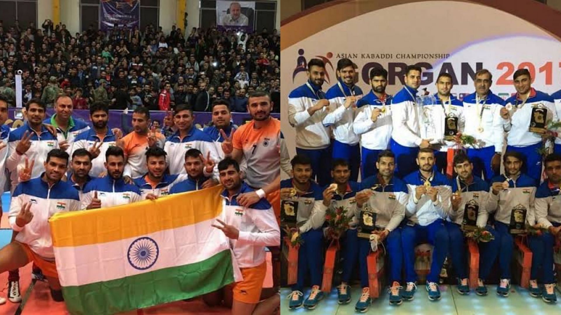 India won the Asian Kabaddi Championships in 2017