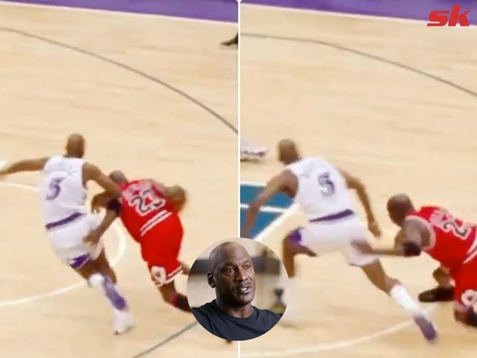 "His energy was going that way"- When Michael Jordan rubbished claims that he pushed Bryon Russell when he hit 'The Last Shot'