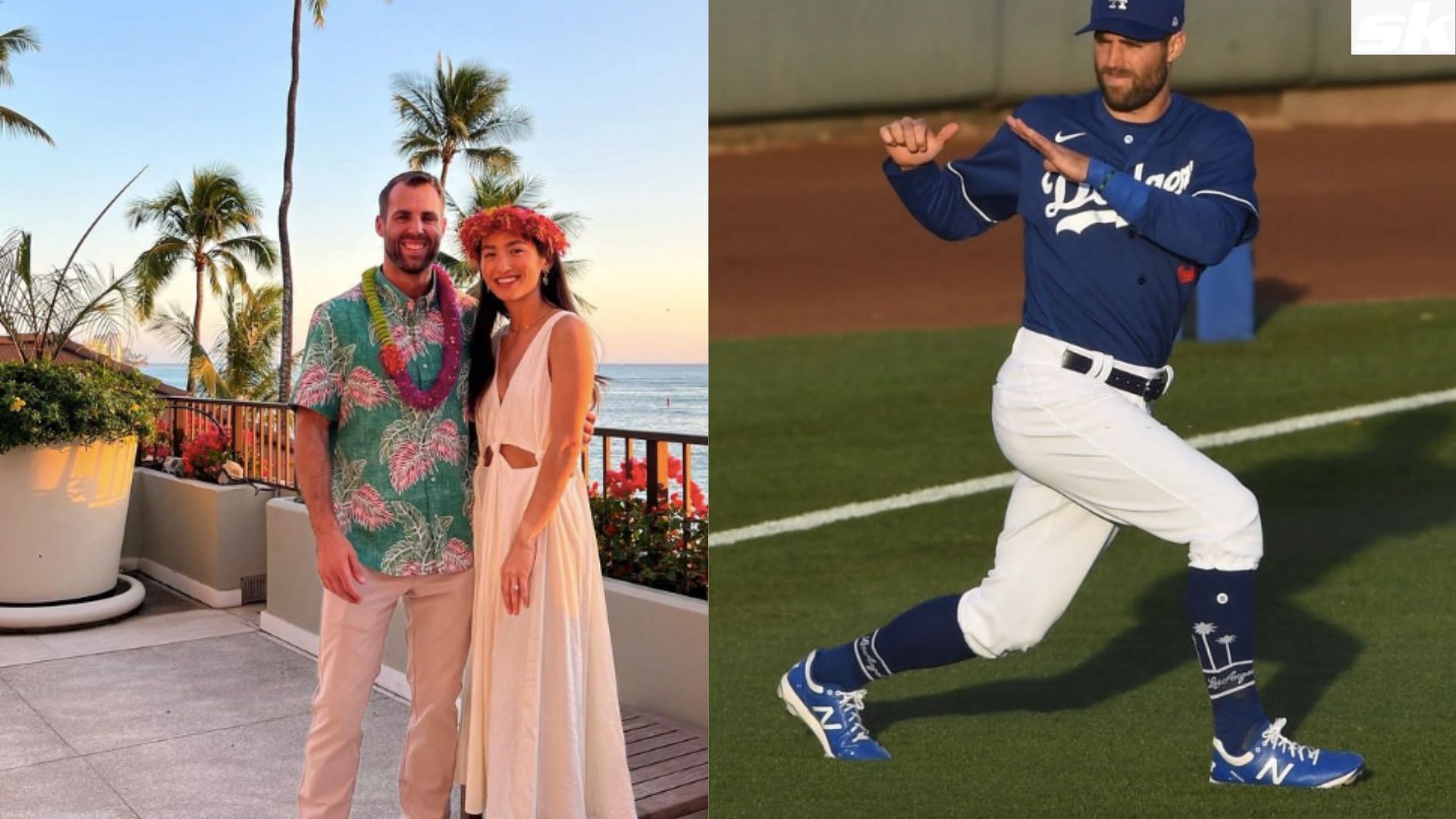 2023 Dodgers Love L.A. Community Tour: Chris Taylor And Wife Mary