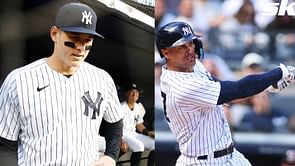 Yankees bats Anthony Rizzo, Stanton and LeMahieu criticized for performances by MLB insider, Aaron Judge's brilliance 'a cop out' for overpaid roster