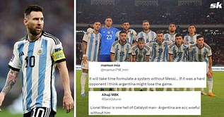 "Will take time [to] formulate a system without Messi" - Twitter explodes as Argentina fail to beat Indonesia by huge margin in Lionel Messi's absence