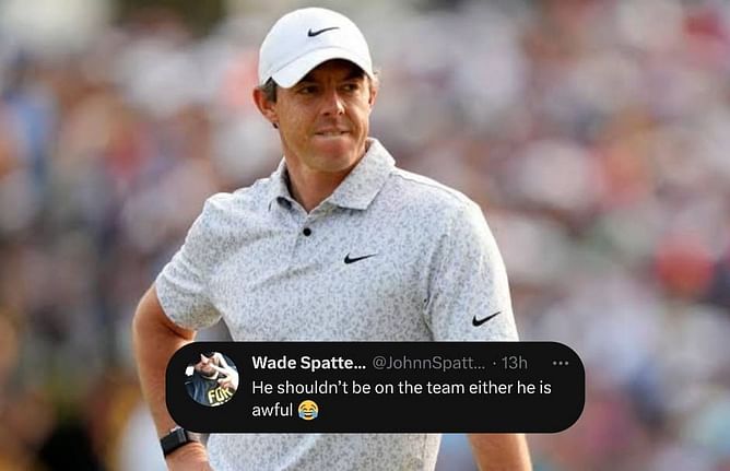 "He shouldn’t be on the team either" - Fans react to Rory McIlroy speaking against LIV players on the European team at The Ryder Cup