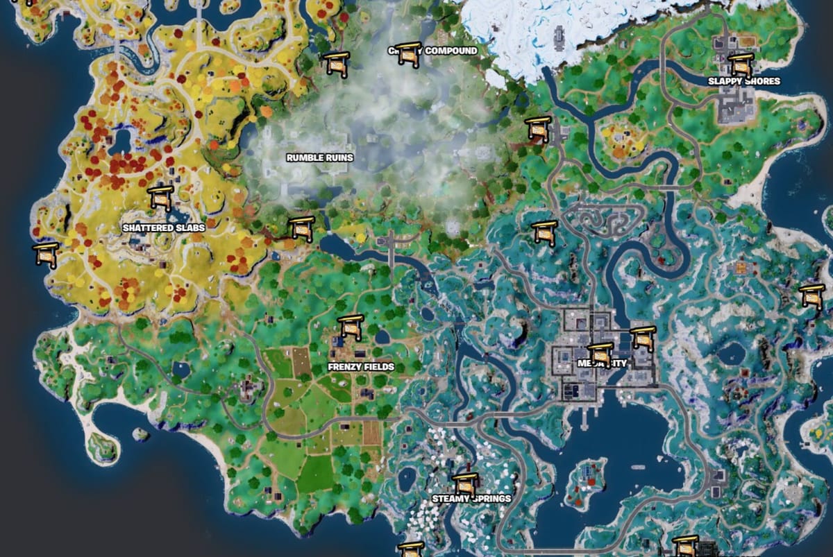 All Job Boards in Fortnite Chapter 4 Season 3